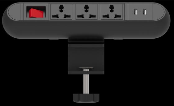 China Soquete de poder universal da mesa da tomada/braçadeira de poder do interruptor Multifunction da mesa com USB que carrega para a mesa de escritório/tabela fornecedor