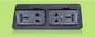 Multi - gás da função - caixa de junção apoiada do interruptor do soquete da aleta do Desktop fornecedor
