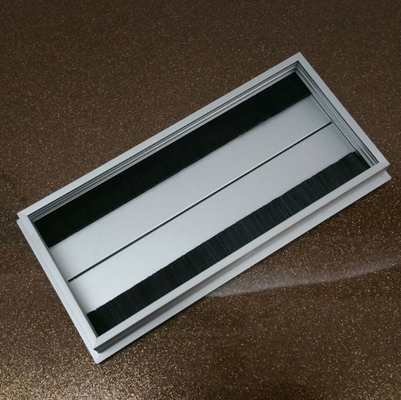 China Tampo da mesa escondido ambo caixa de tomada de alumínio aberta da caixa da gestão do cabo da tabela do lado fornecedor